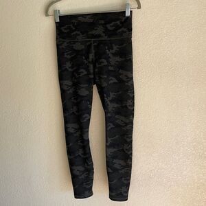 Fabletics Camo Print Powerhold Leggings Like New